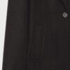 Soft Touch-Midi-Mantel mit Knopfleiste