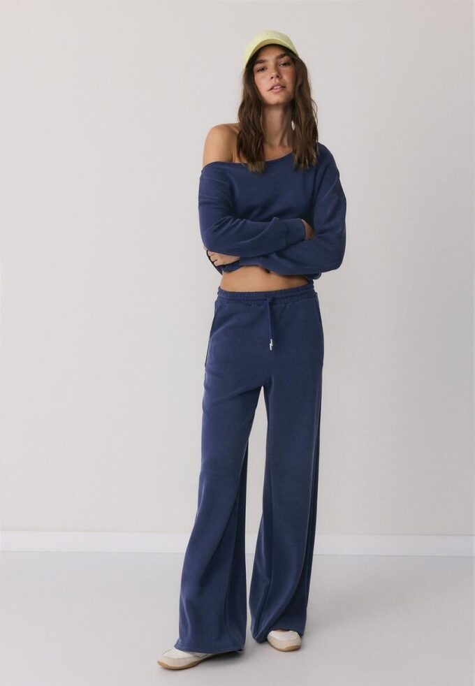 Soft Touch-Palazzo-Jogginghose