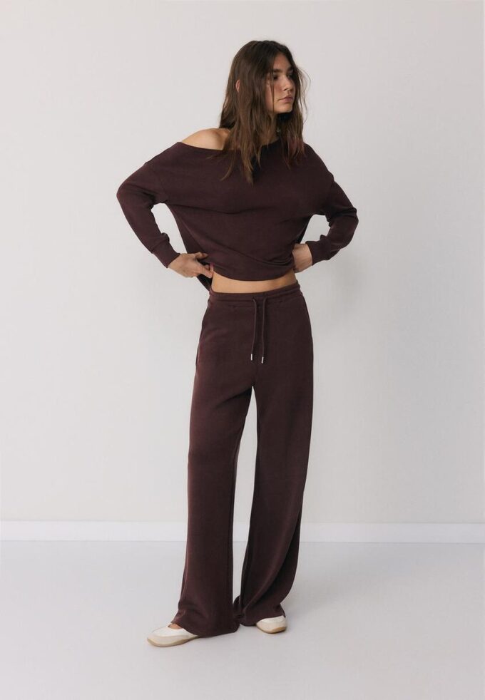 Soft Touch-Palazzo-Jogginghose