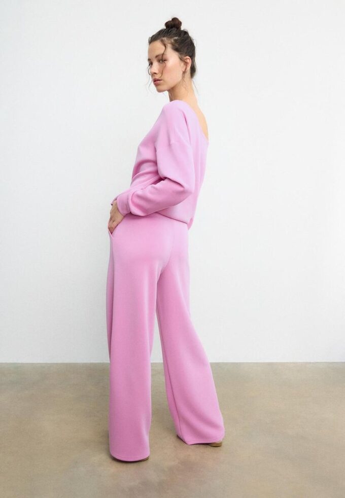 Soft Touch-Palazzo-Jogginghose