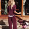 Soft Touch-Palazzo-Jogginghose