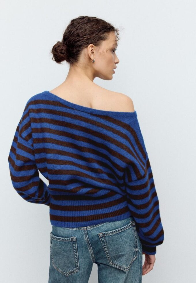 Soft Touch-Strickpullover mit U-Boot-Ausschnitt Soft Touch-Strickpullover mit U-Boot-Ausschnitt