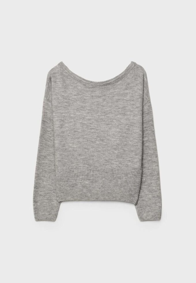 Soft Touch-Strickpullover mit U-Boot-Ausschnitt Soft Touch-Strickpullover mit U-Boot-Ausschnitt