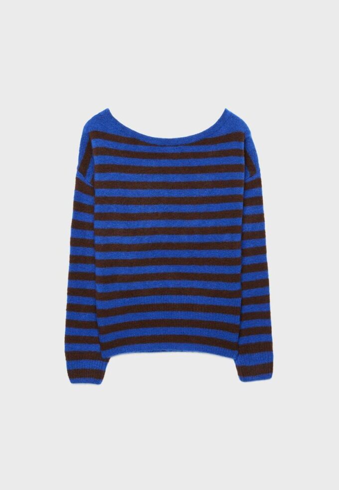 Soft Touch-Strickpullover mit U-Boot-Ausschnitt Soft Touch-Strickpullover mit U-Boot-Ausschnitt