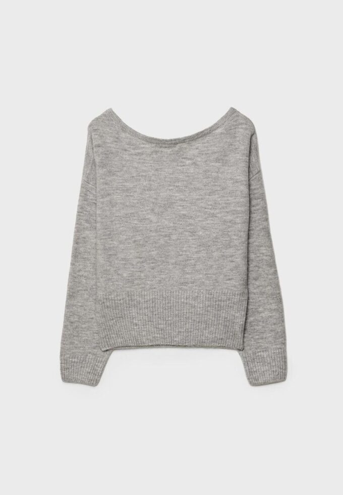 Soft Touch-Strickpullover mit U-Boot-Ausschnitt Soft Touch-Strickpullover mit U-Boot-Ausschnitt
