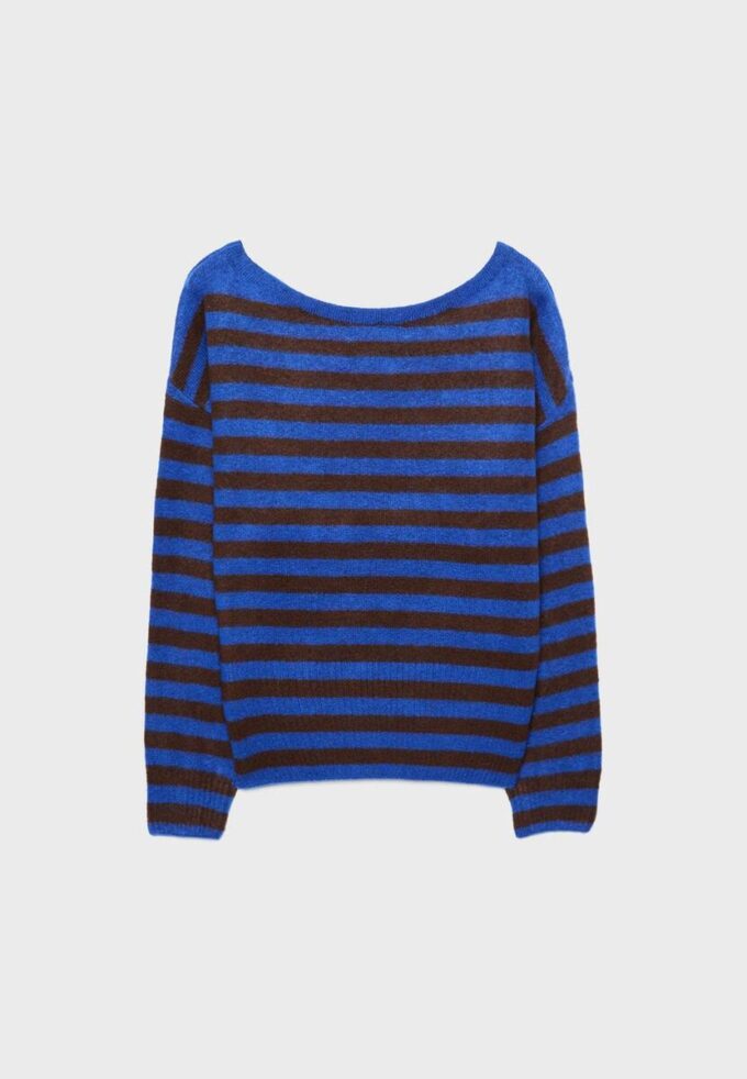 Soft Touch-Strickpullover mit U-Boot-Ausschnitt Soft Touch-Strickpullover mit U-Boot-Ausschnitt