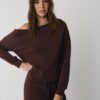Soft Touch-Sweatshirt mit schulterfreiem Ausschnitt