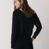 Soft Touch-Sweatshirt mit schulterfreiem Ausschnitt