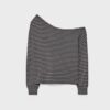 Soft Touch-Sweatshirt mit schulterfreiem Ausschnitt