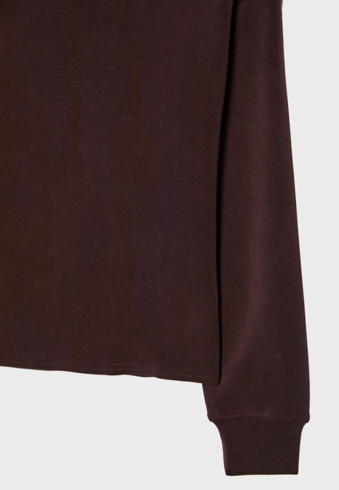 Soft Touch-Sweatshirt mit schulterfreiem Ausschnitt