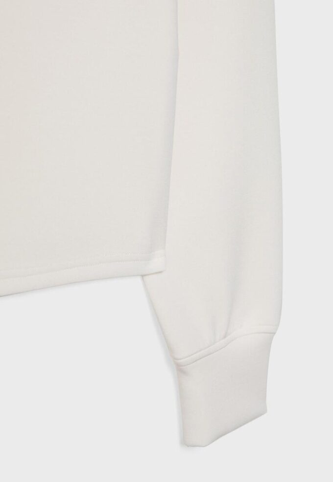 Soft Touch-Sweatshirt mit schulterfreiem Ausschnitt