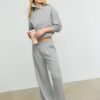 Soft Touch-Sweatshirt mit seitlichem Reißverschluss