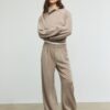 Soft Touch-Sweatshirt mit seitlichem Reißverschluss Soft Touch-Sweatshirt mit seitlichem Reißverschluss