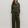 Soft Touch-Sweatshirt mit seitlichem Reißverschluss