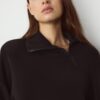 Soft Touch-Sweatshirt mit seitlichem Reißverschluss Soft Touch-Sweatshirt mit seitlichem Reißverschluss