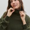 Soft Touch-Sweatshirt mit seitlichem Reißverschluss