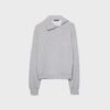 Soft Touch-Sweatshirt mit seitlichem Reißverschluss