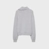 Soft Touch-Sweatshirt mit seitlichem Reißverschluss