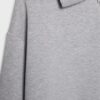 Soft Touch-Sweatshirt mit seitlichem Reißverschluss