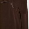 Soft Touch-Sweatshirt mit seitlichem Reißverschluss Soft Touch-Sweatshirt mit seitlichem Reißverschluss