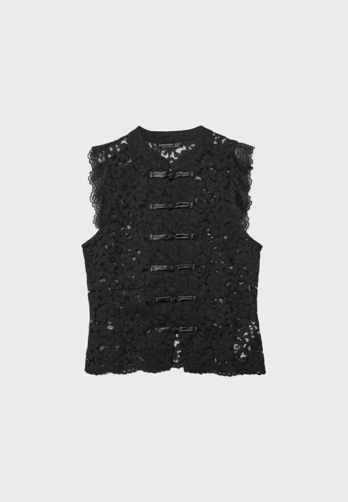 Spitzen-Qipao-Oberteil Spitzen-Qipao-Oberteil
