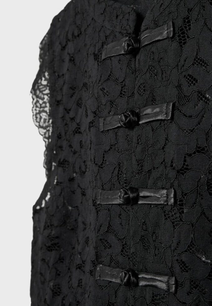 Spitzen-Qipao-Oberteil Spitzen-Qipao-Oberteil