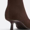Stiefeletten aus Leder mit Stilettoabsatz