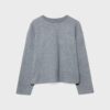 Strick-T-Shirt mit Rundhalsausschnitt Strick-T-Shirt mit Rundhalsausschnitt
