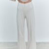 Strickhose mit Nahtdetails