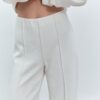 Strickhose mit Nahtdetails