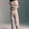 Strickhose mit Nahtdetails