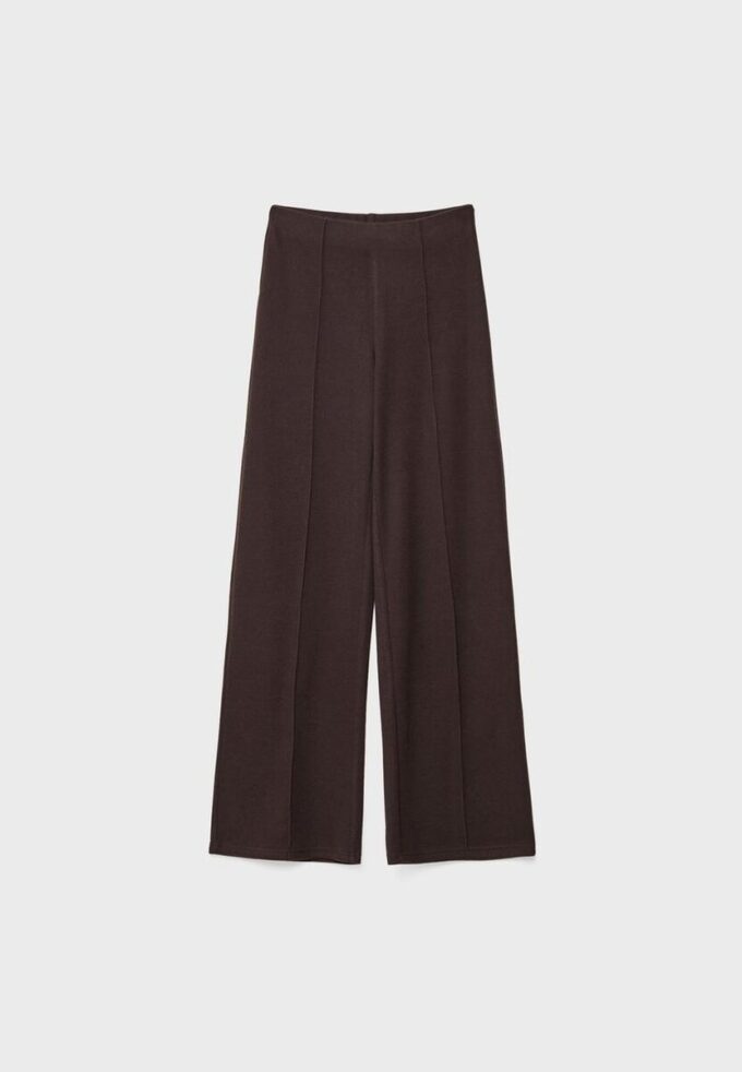Strickhose mit Nahtdetails