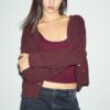 Strickjacke mit Knopfleiste