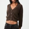 Strickjacke mit Knopfleiste