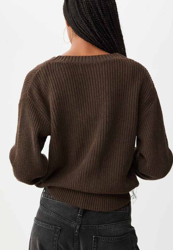 Strickjacke mit Knopfleiste