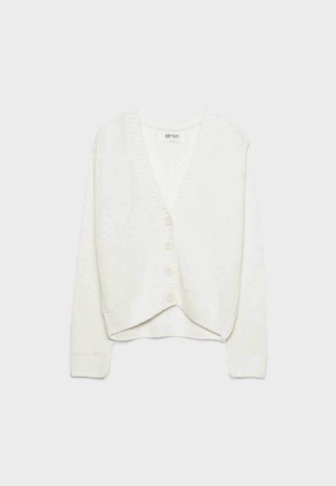 Strickjacke mit Knopfleiste