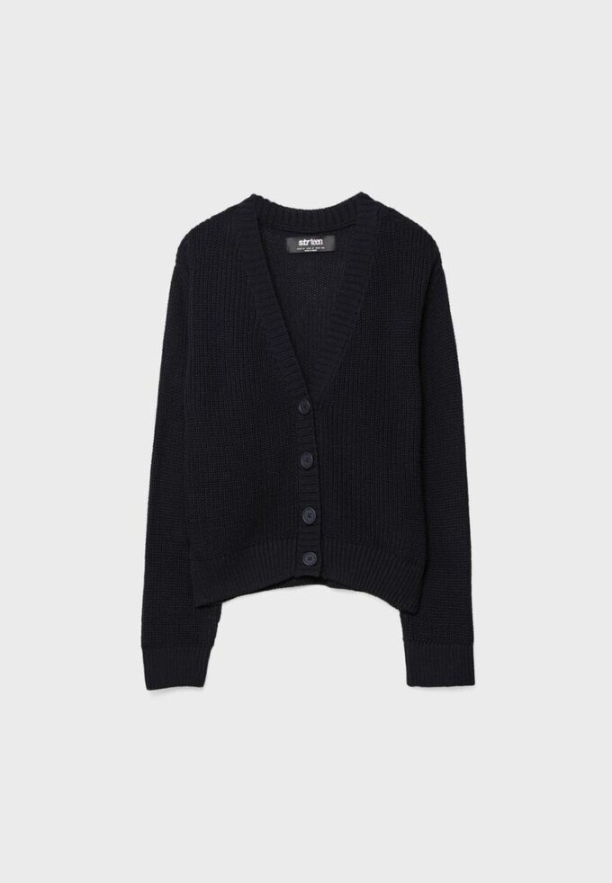 Strickjacke mit Knopfleiste