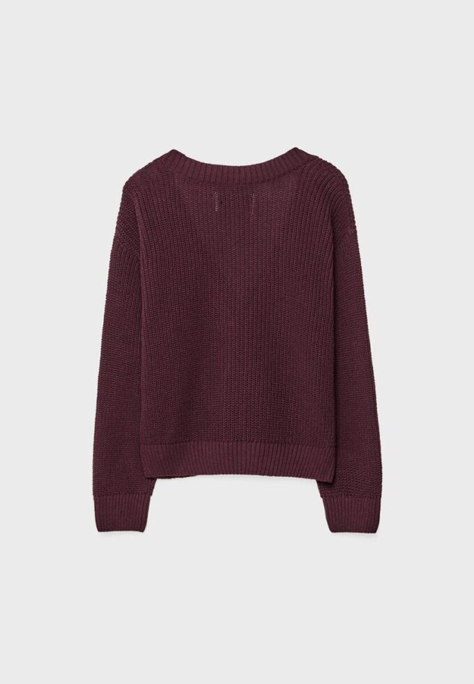 Strickjacke mit Knopfleiste