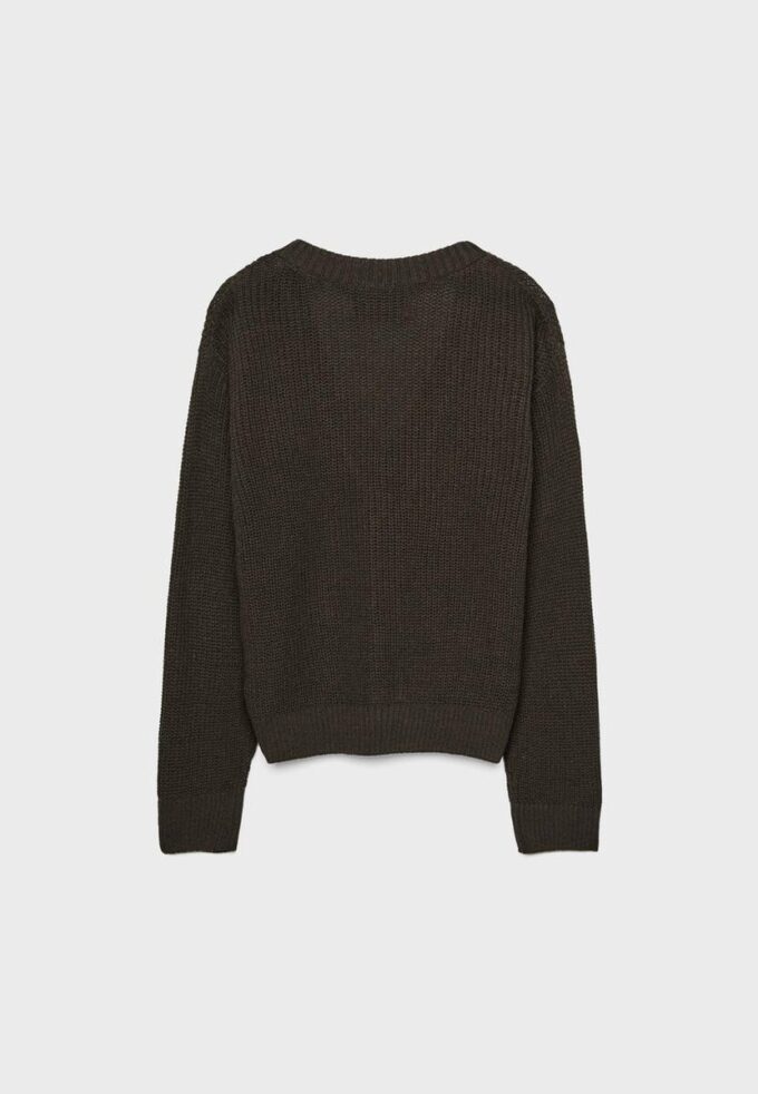 Strickjacke mit Knopfleiste