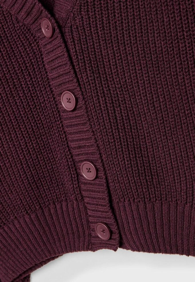 Strickjacke mit Knopfleiste