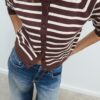 Strickjacke mit Knopfleiste und Raglanärmeln