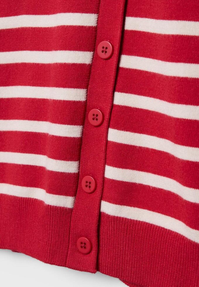 Strickjacke mit Knopfleiste und Raglanärmeln