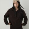 Strickpullover mit Reißverschluss