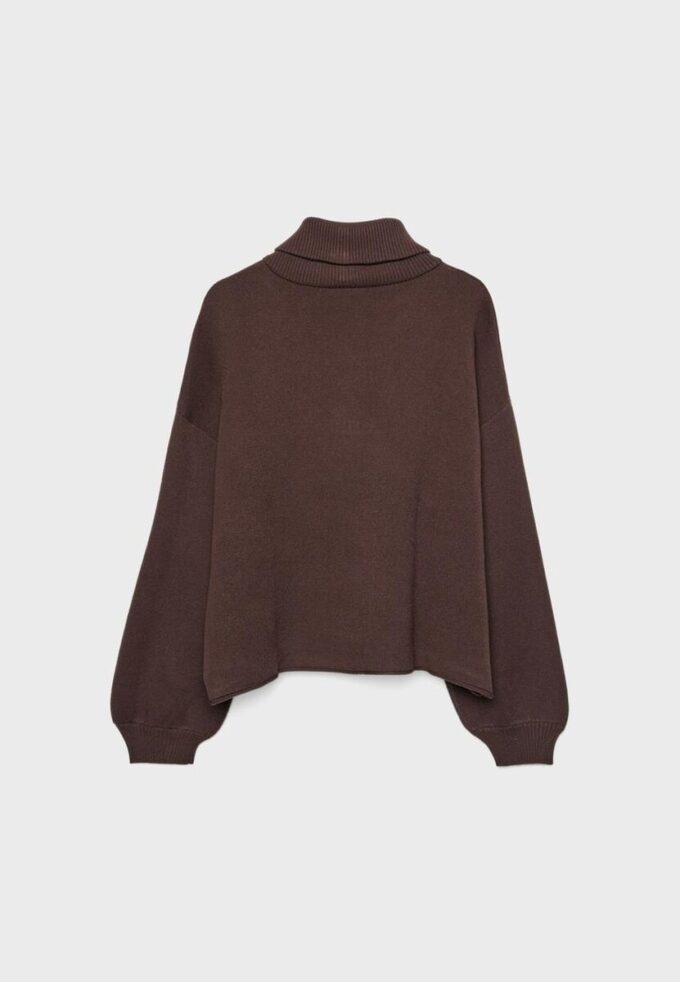 Strickpullover mit Reißverschluss