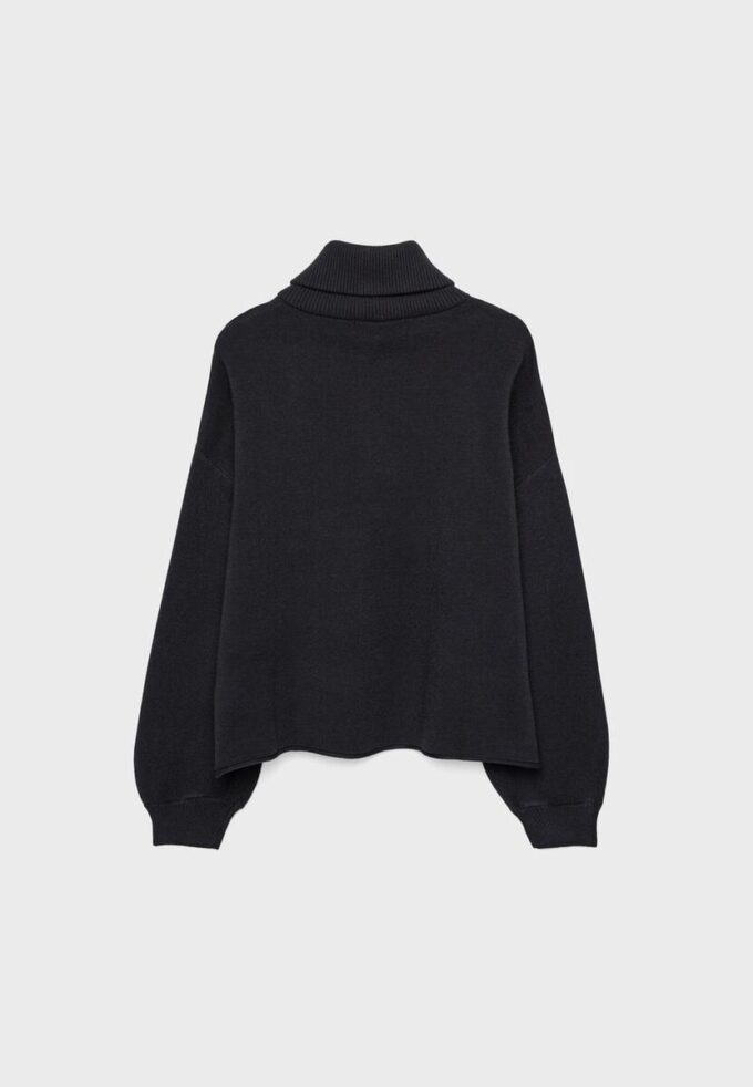 Strickpullover mit Reißverschluss