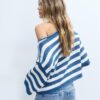 Strickpullover mit U-Boot-Ausschnitt Strickpullover mit U-Boot-Ausschnitt