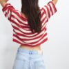 Strickpullover mit U-Boot-Ausschnitt Strickpullover mit U-Boot-Ausschnitt