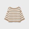 Strickpullover mit U-Boot-Ausschnitt Strickpullover mit U-Boot-Ausschnitt