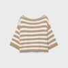 Strickpullover mit U-Boot-Ausschnitt Strickpullover mit U-Boot-Ausschnitt