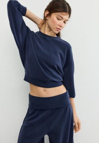 Sweatshirt mit Fledermausärmeln und Soft Touch-Griff